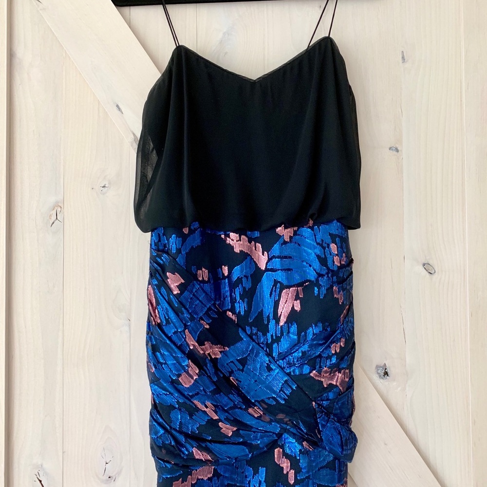 Aqua Mini Cocktail Dress